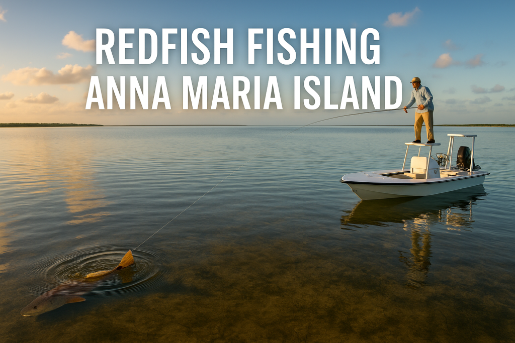 Redfish Fishing Anna Maria Island Redfish Adventures In Shallow Waters Bradenton Fishing Charter